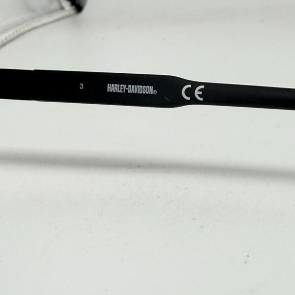 Harley Davidson HD0934X 02A Matte Black Wide Plastic Sunglasses 55-19-145 H19096 - Picture 7 of 9